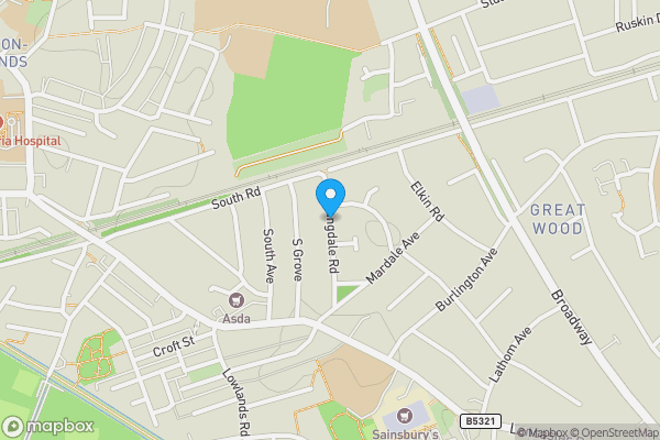 Map location for Langdale Road, MORECAMBE, Lancashire, LA4 5XA