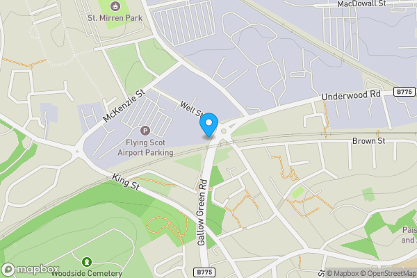 Map location for 17 Regent Street, Flat 2-2, Paisley, PA1 3TG