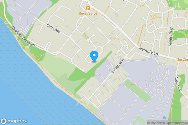 Map location for 33 Westfield Close, Hamble Le Rice, Southampton, SO31 4LG