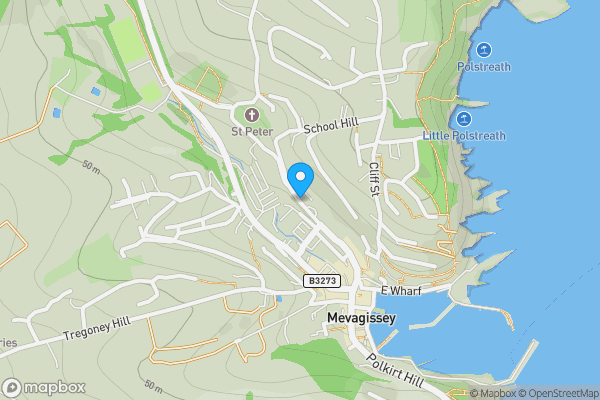 Map location for Church Street, ST. AUSTELL, PL26 6SR