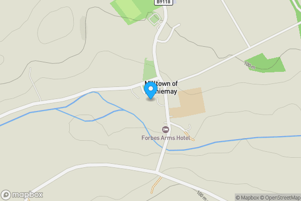 Map location for Shop House, 1, Milltown, Rothiemay, Huntly, Aberdeenshire, AB54 7LT
