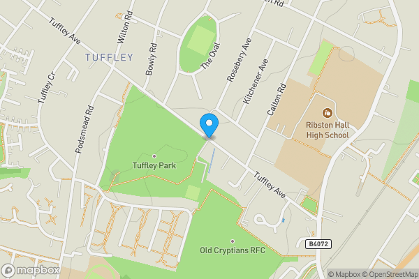 Map location for Tuffley Avenue, GLOUCESTER, GL1 5NP