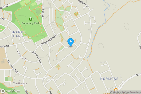 Map location for 34 Marlhill Road, Blackpool, FY3 7TH