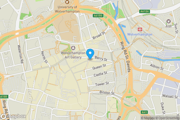 Map location for 2-5 Princess Street, Wolverhampton, West Midlands WV1 1HD