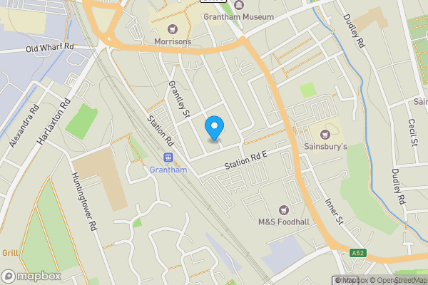 Map location for 55 Norton Street, Grantham NG31 6BX