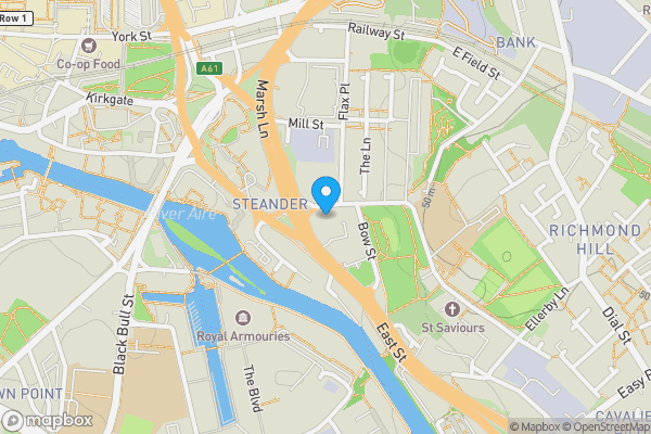Map location for Apartment G03 East Point, East Street, Leeds, West Yorkshire, LS9 8BF