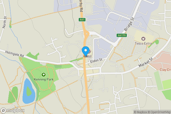 Map location for 10 High Street, Clay Cross, Chesterfield, Derbyshire S45 9DY