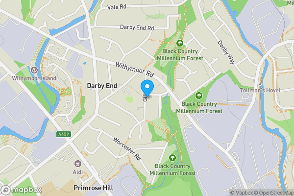 Map location for 8 Gill Street, Dudley, DY2 9LG