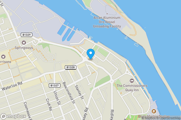 Map location for The Quay 67 Bridge Street, Blyth, Northumberland, NE24 2AP