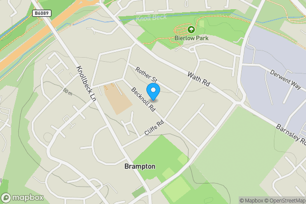 Map location for 10 Becknoll Road, Brampton, Barnsley, South Yorkshire S73 0XL