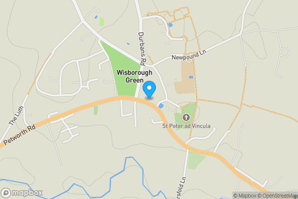 Map location for The Three Crowns, Wisborough Green, RH14 0DX