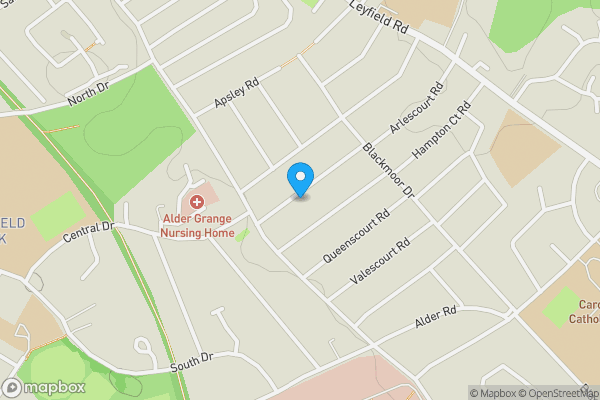Map location for 16 Danescourt Road, West Derby, Liverpool, Merseyside, L12 8RB L12 8RB