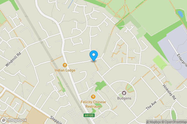 Map location for 42 The Ridgeway, Flitwick, Bedford, Bedfordshire, MK45 1DH