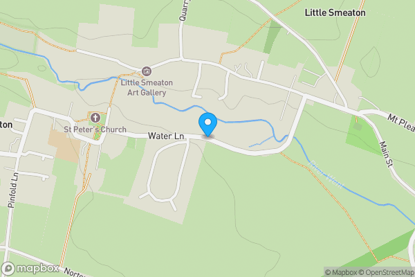 Map location for Northfield, Water Lane, Kirk Smeaton, WF8 3LD