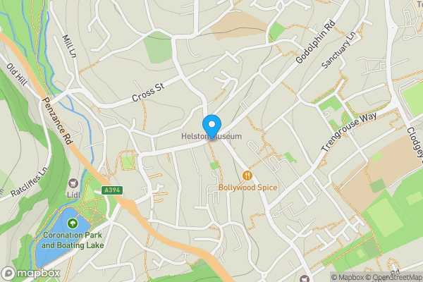 Map location for The Beehive, 6, Coinagehall Street, Helston, TR13 8EB