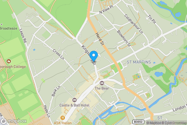 Map location for 7 & 8 Kingsbury Street, Marlborough, Wiltshire, SN8 1HU