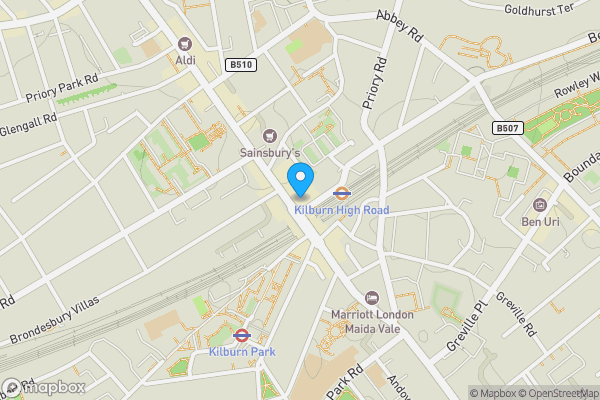 Map location for 46 Kilburn High Rd, Kilburn, London, NW6 4HJ