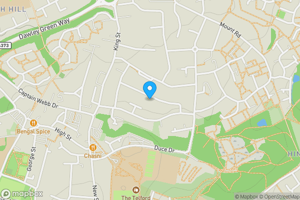Map location for No. 36 Gloucester Avenue, Telford, Shropshire, TF4 2HX