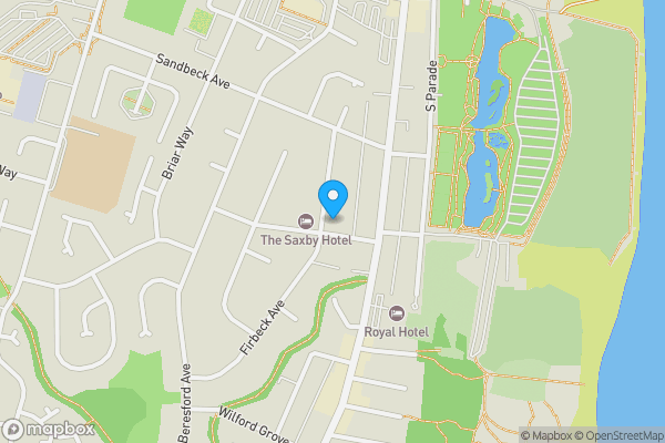 Map location for 10 Saxby Avenue, Skegness, Lincolnshire PE25 3JZ