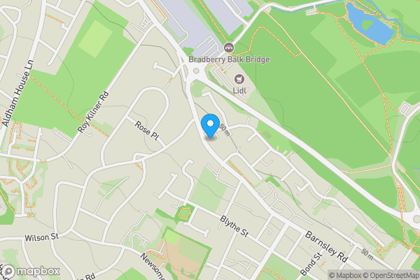 Map location for 172 Barnsley Road Wombwell, Barnsley, South Yorkshire, S73 8DP
