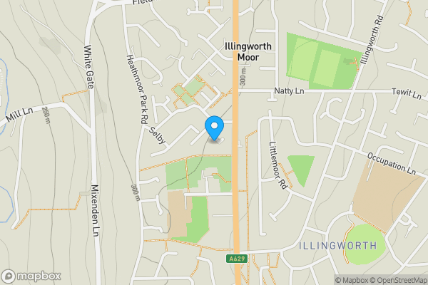 Map location for 11 East Byland, Halifax, West Yorkshire, HX2 9JY