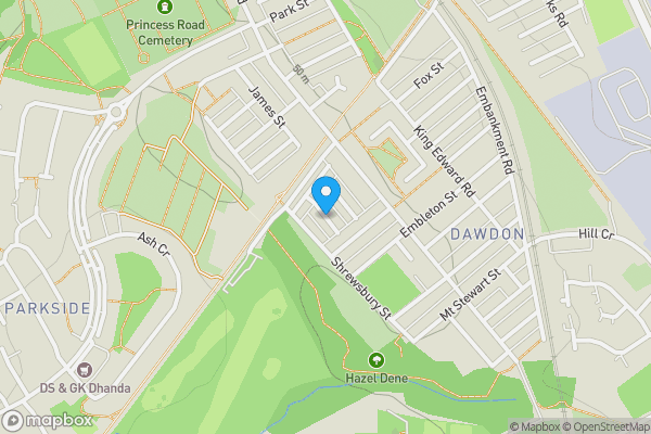 Map location for Chaplin Street, SEAHAM, County Durham, SR7 7RG