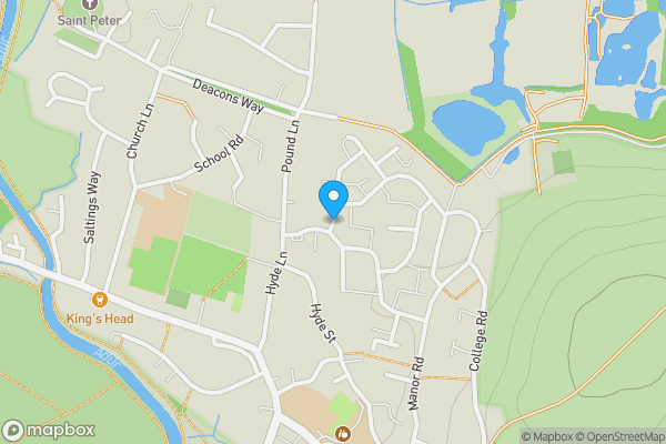 Map location for Undermill Road, Steyning, West Sussex, BN44 3JG