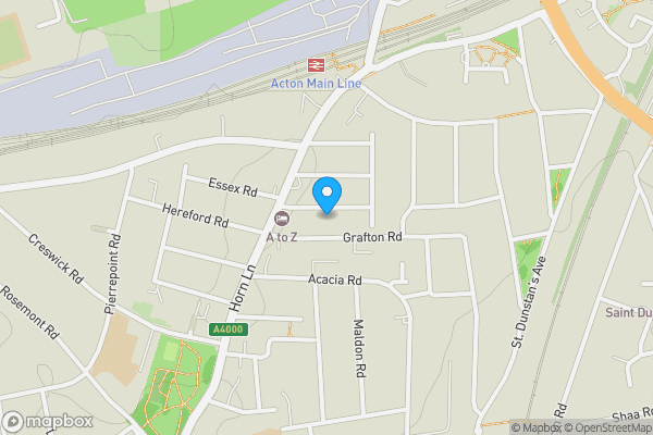 Map location for 24 Birkbeck Avenue, Acton, London, W3 6HX