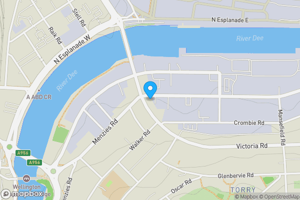 Map location for 6, Sinclair Road, Torry, Aberdeen, AB11 9PN