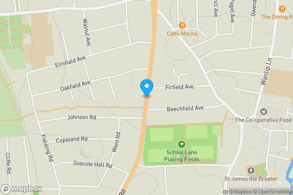 Map location for Loughborough Road, Leicester, Leicestershire, LE4 3EF