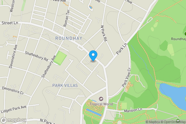 Map location for Flats 1-5, 9 Street Lane, Leeds, West Yorkshire LS8 1BW