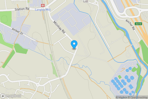 Map location for 58 Milnhay Road, Langley Mill, Nottingham NG16 4AW