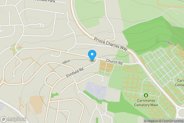 Map location for 172, Elmfield Road, Glengormley, Newtownabbey, County Antrim, BT36 6DP