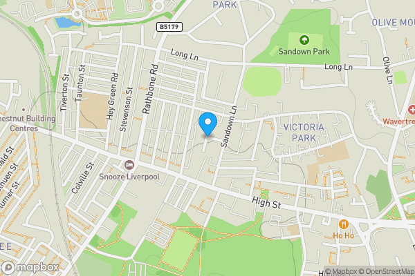 Map location for The Old Boxing Club, Wesley Place, Liverpool, Merseyside, L15 8JB