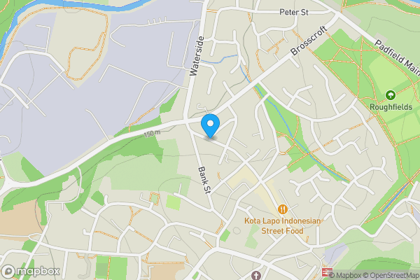 Map location for Station Road, GLOSSOP, Derbyshire, SK13 1BQ