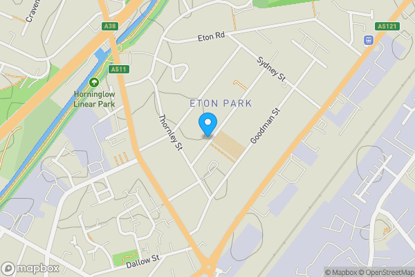 Map location for 19 Stafford Street, Burton-On-Trent, Staffordshire DE14 2QU