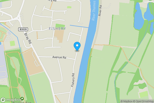 Map location for Doannee House, Fishery Road, Bray, Berkshire, SL6 1UN