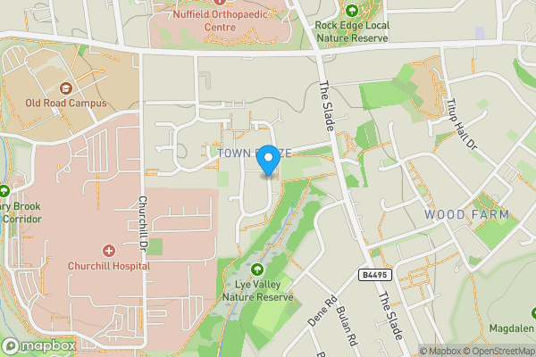 Map location for Warren Crescent, Oxford, Oxfordshire, OX3 7NQ