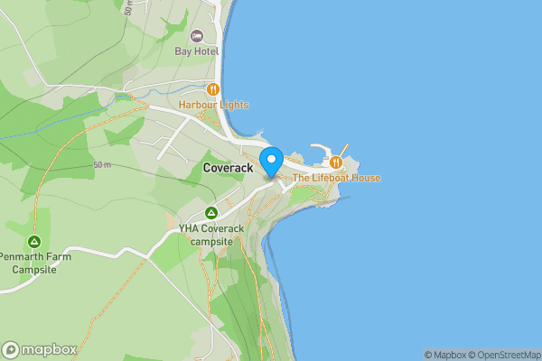Map location for Boak House,  School Hill, Coverack , Helston, TR12 6SA