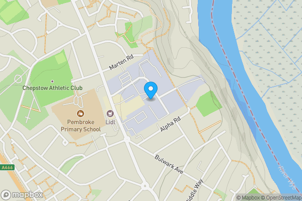 Map location for Units 4 & 5 Bulwark Industrial Estate, Chepstow, NP16 5QZ