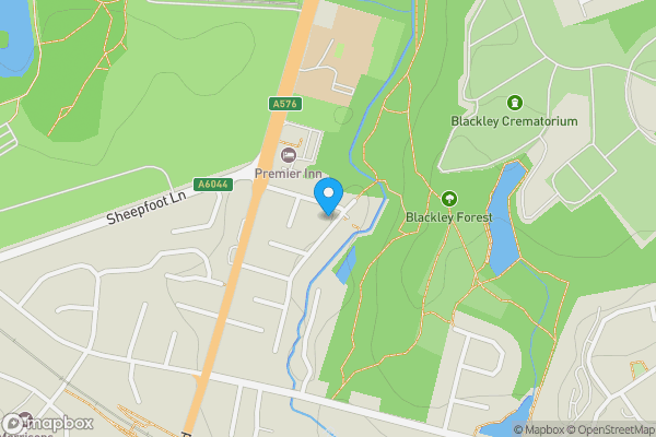 Map location for 43 Kendall Road, Manchester, Greater Manchester M8 4ND