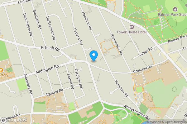 Map location for 126 Crescent Road, Reading, RG1 5SN