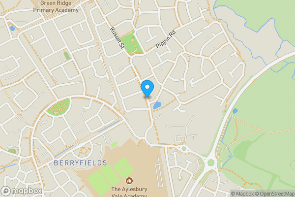 Map location for Land At Collington Road, Aylesbury, Buckinghamshire, HP18 0HR