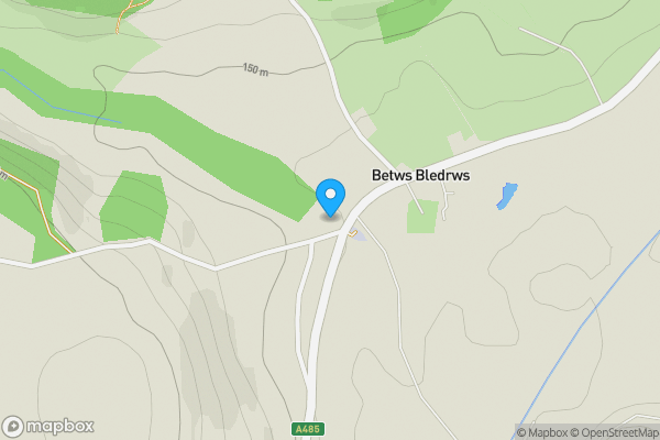 Map location for Bettws, Lampeter, SA48 8NX