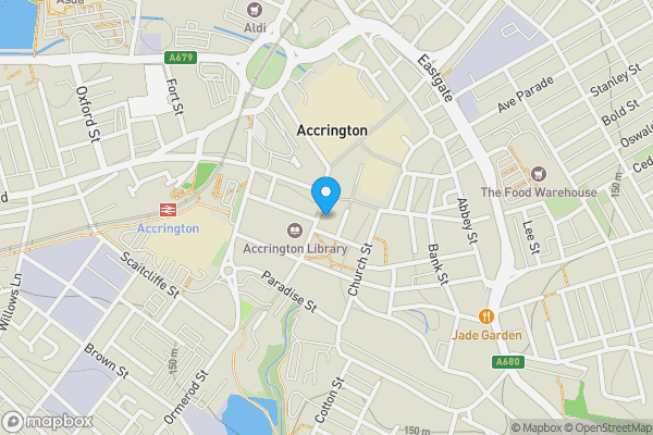 Map location for 5 St. James Street Accrington Lancashire BB5 1LY