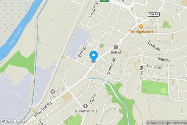 Map location for 112 Briton Ferry Road, Neath, West Glamorgan, SA11 1AT