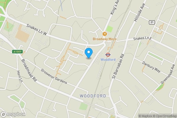 Map location for Tamar Square, WOODFORD GREEN, Essex, IG8 0EB