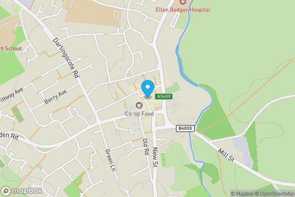 Map location for Lloyds Bank 25 High Street Shipston-on-Stour Warwickshire CV36 4AJ