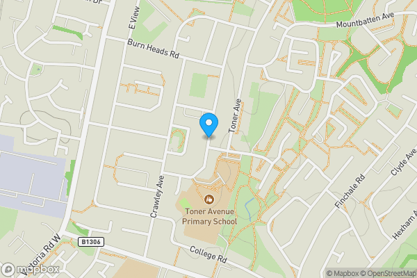 Map location for Johnston Avenue, Hebburn , NE31 2LH