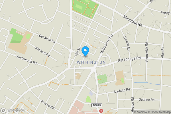 Map location for 2/2a, Copson Street, Withington, Manchester, Greater Manchester, M20 3HE